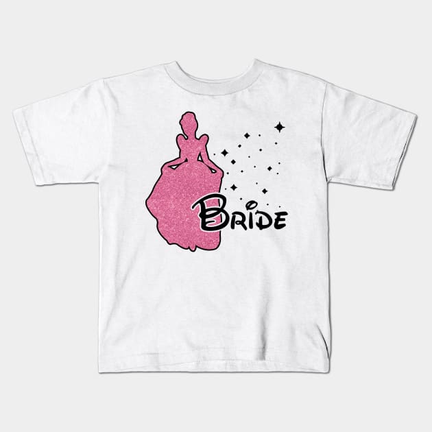 Bride Tribe Bride Kids T-Shirt by DesignByCG